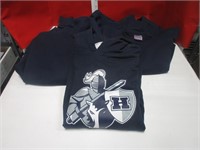 3 Hudson raiders sweatshirts 2 large 1 X large