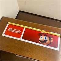 Nintendo Vinyl Store Display Sign - Super Mario