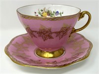 Foley Pink Orchard Series Cup & Saucer