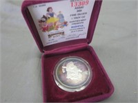 Silver Coin .999 / Troy 1oz Disney 50th Annv Snow
