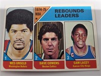1975-76 Topps Unsend/Cowens/Lacey #4 High Grade