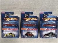 Hot Wheels Auto Zone group of 3