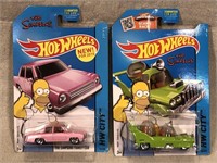 Hot Wheels Simpsons cars