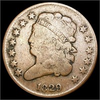 1829 Classic Head Half Cent NICELY CIRCULATED
