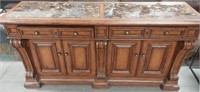 11 - MARGE CARSON SIDEBOARD W/ INLAY TOP