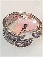 Jewelry - new .925 Sterling ring sz 8 Sim dia
