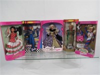 LOT OF 5 ASSORTED BARBIES: