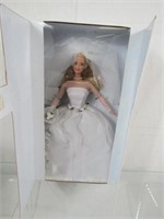 LOT OF 7 BRIDES & WINTER THEMED BARBIES: