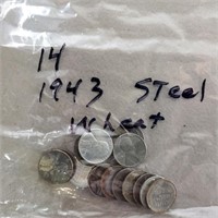 14ct 1943 Steel Pennies