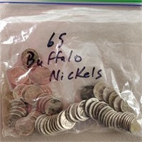 65ct Buffalo Nickels