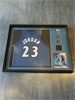 Michael Jordan Signed NBA Jersey Framed UDA COA
