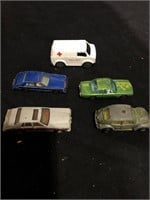 Lot of 5 Vintage Toy Cars