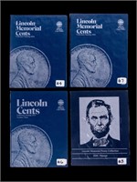 Lincoln Memorial, Lincoln Cents Coin Books (4)
