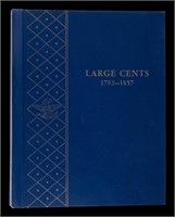 19 US Large Cents 1793-1857 in Collector Book