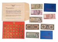Franklin Mint Presidential Coins & Foreign Notes