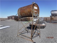 Steel Fuel Tank on Stand ~150 Gallons