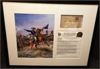 General Custer PSADNA Signed Envelope - Civil War