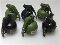 6 Novelty grenade lighters.