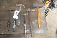 Assortment of 6 Hammers