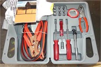 Roadside Tool and Safety Kit for Car