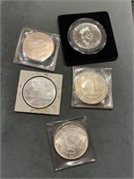 5x The Bid - One Troy Ounce .999 Silver Rounds