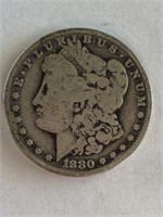 1880     Morgan Silver Dollar