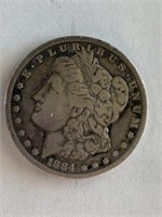 1884     Morgan Silver Dollar