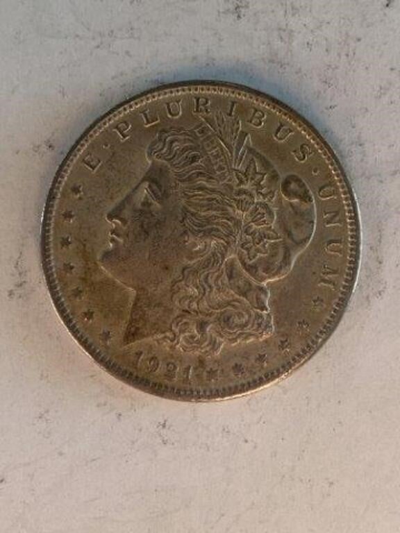 1921     Morgan Silver Dollar