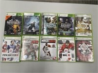 Large Lot: 19 Xbox 360 Games