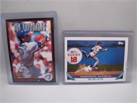 Pair of Roberto Alomar Baseball Cards