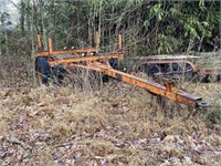 18 Ft Utility Pole Trailer with Pintle Hitch