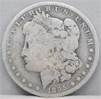 1895-O Morgan Silver Dollar.
