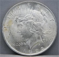 1922 Peace Silver Dollar.