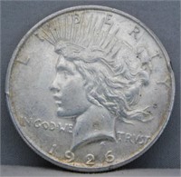 1926-D Peace Silver Dollar.