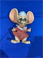 Vintage 1970 Topo Gigio Bank- Christmas Mouse