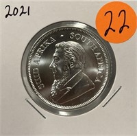 S - 2021 SOUTH AFRICA 1oz FINE SILVER COIN (22)