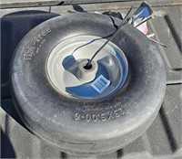 Lawnmower deck tire