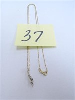 14kt Yellow Gold Necklace with .25ctw Diamond