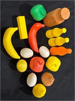 Lot of Vintage Kids Plastic Fruits