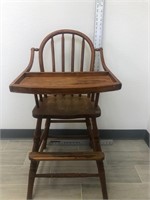 Vintage child's high chair