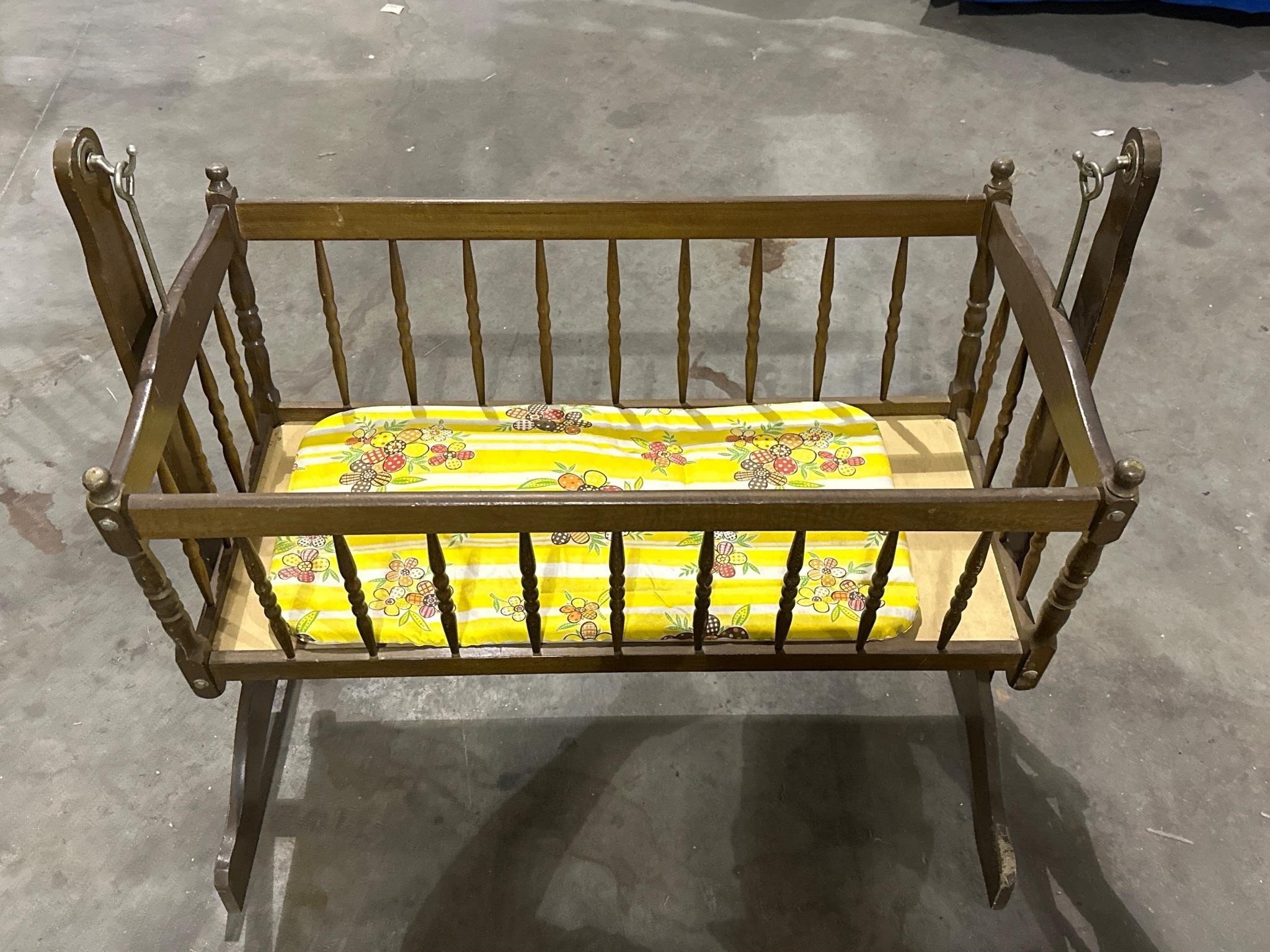 1961 Vintage Baby Crib