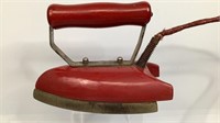 Vintage Red Toy Iron