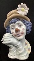 Lladro Melancholy Clown Bust #5542