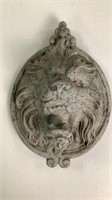 Heavy Concrete Lion Head Wall Hanging