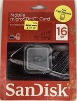 Sealed San Disk 16GB Micro Memory Stick