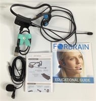 Forbrain Bone Conduction Audio Feedback Headset