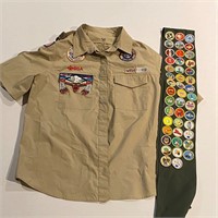 Boy Scouts of America Ladies Shirt Large