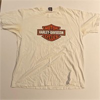 Harley Davidson T shirt XL White Vintage 1996, CA