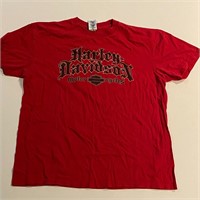 Harley Davidson T shirt XL Red Pigeon Forge TN