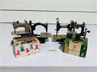 (4) Miniature Sewing Machines